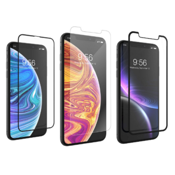 ZAGG INVISIBLESHIELD GLASS+ SCREEN PROTECTOR CURVE, GLARE, GUARD IPHONE X/XS/XR eBay